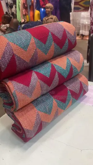 Orange Shades of Bonwire Kente