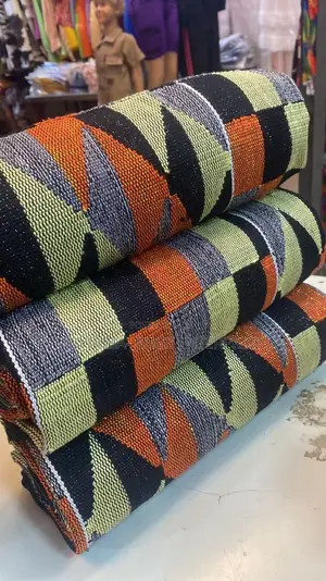 Orange Shades of Bonwire Kente