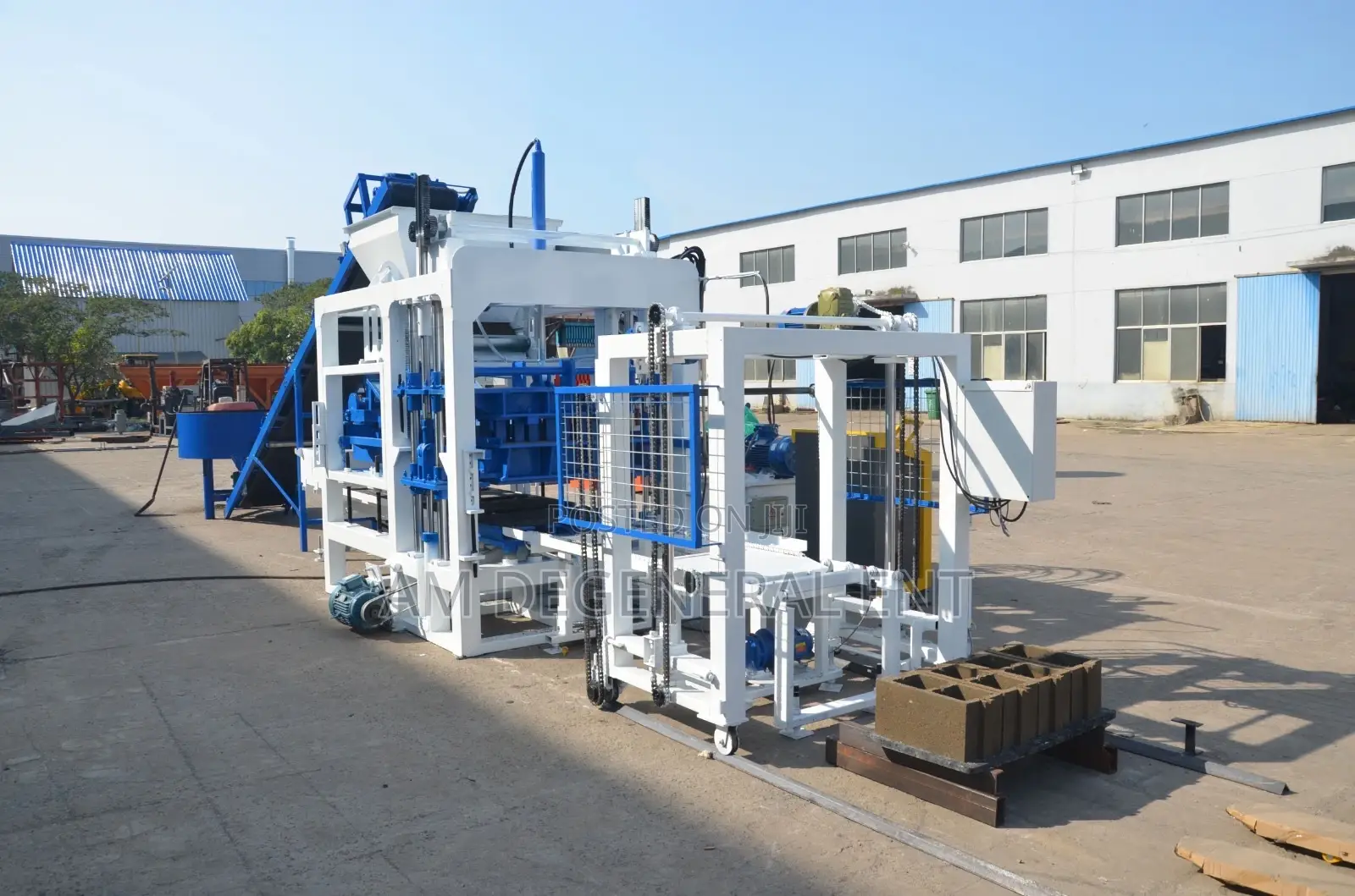 Fully Automatic Industrial Block Making Machine