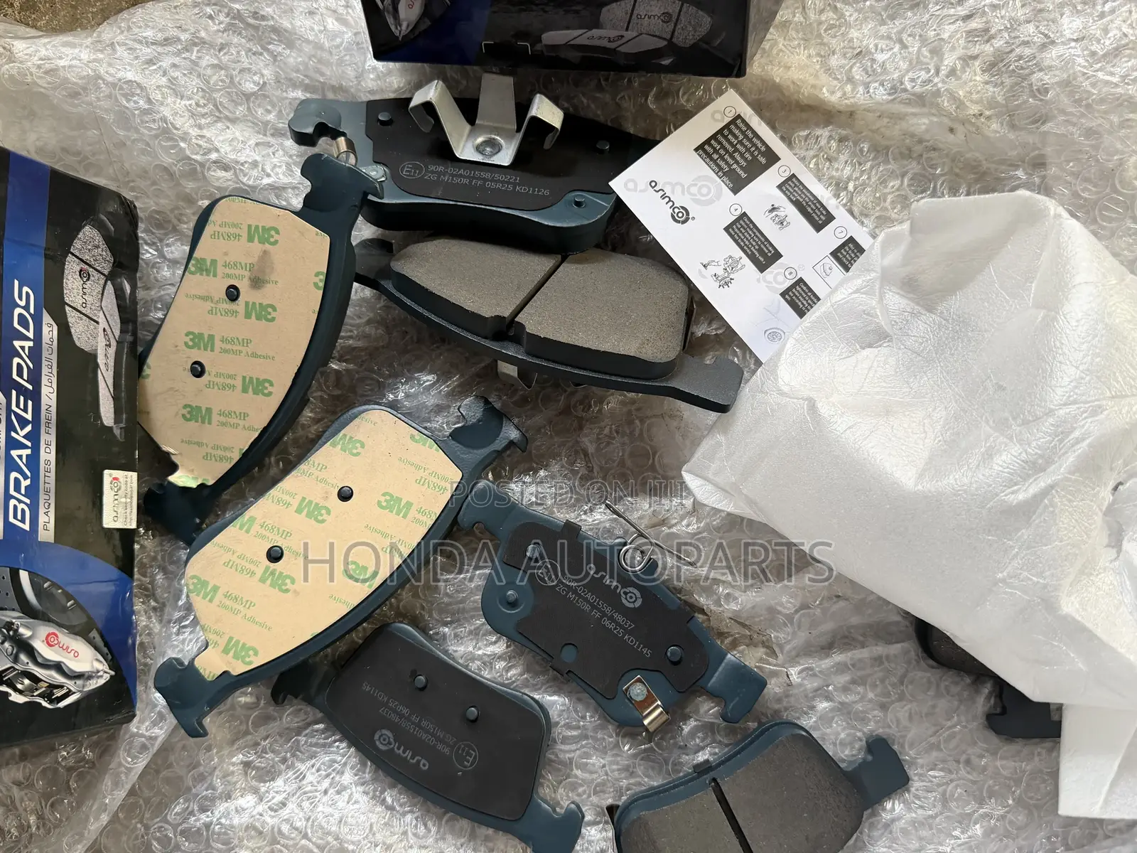 Honda Accord 2018,2019,2020 Front Breakpad.