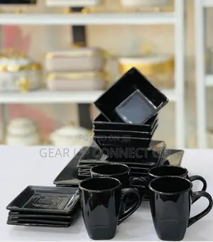 16 Pieces Squared Dinner Set