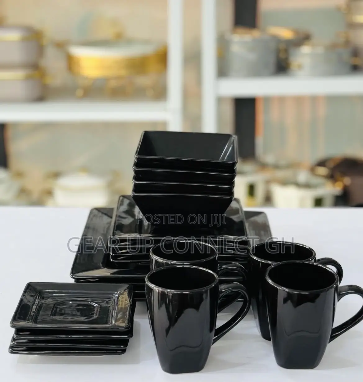 16 Pieces Squared Dinner Set