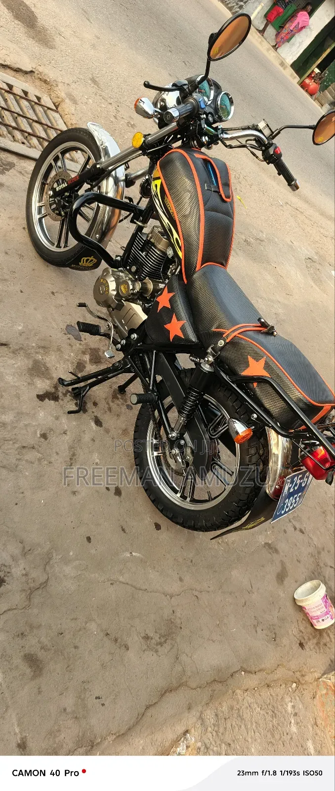 New Royal Motorcycle 2025 Black