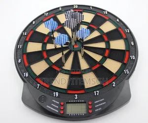 15" Electronic Dartboard With 6 Safety Dart Replacement Dart Heads