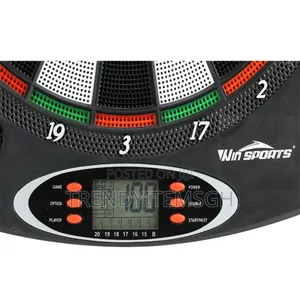 15" Electronic Dartboard With 6 Safety Dart Replacement Dart Heads