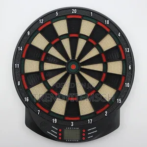 15" Electronic Dartboard With 6 Safety Dart Replacement Dart Heads