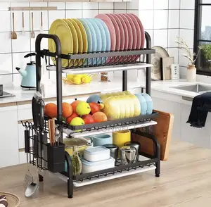 Three-Tier Dish Dying Rack