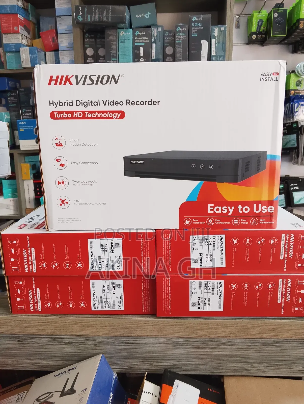 4ch 2mp 2way Audio Hybrid Turbo Hd DVR Ds-7204hghi-M1/T
