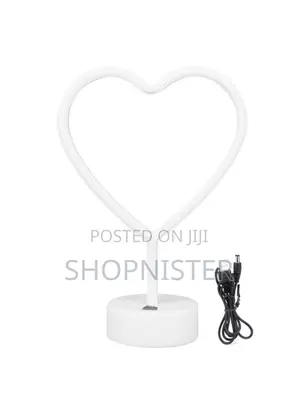 Neon Led Light Romantic Table Lamp Mood Light Bedroom Decor Purple