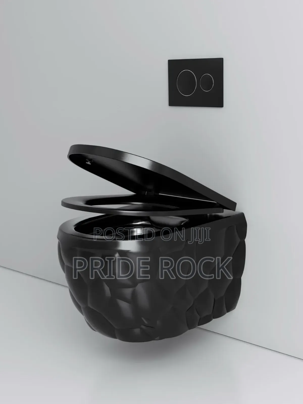 Quality Concealed, Wall Hang Black Wc With Tank