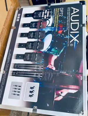 Audix Dp7 7-piece Drum Microphone Package In Its Carrying Case.