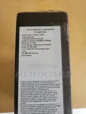 New Laptop HP 16GB Intel Core Ultra 7 SSD 1T