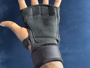 Durable Leather Gloves for Gym, Bike Security