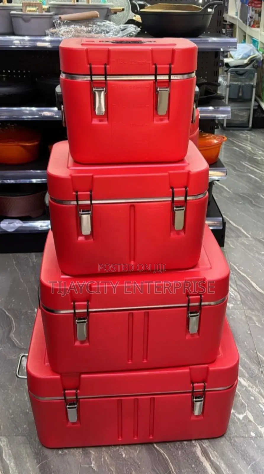 Insulated Stainless Steel Food Coolers.