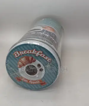 Vintage Retro Cafe Breakfast Storage Tin