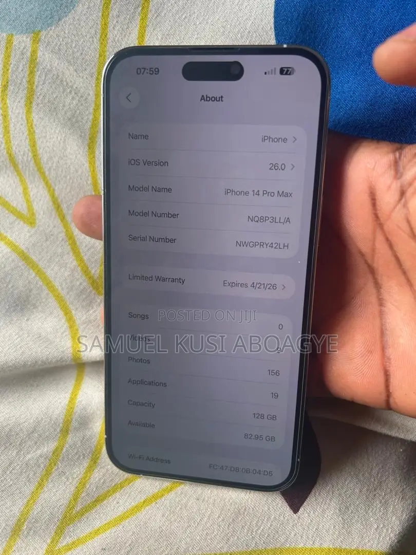 Apple iPhone 14 Pro Max 128 GB White