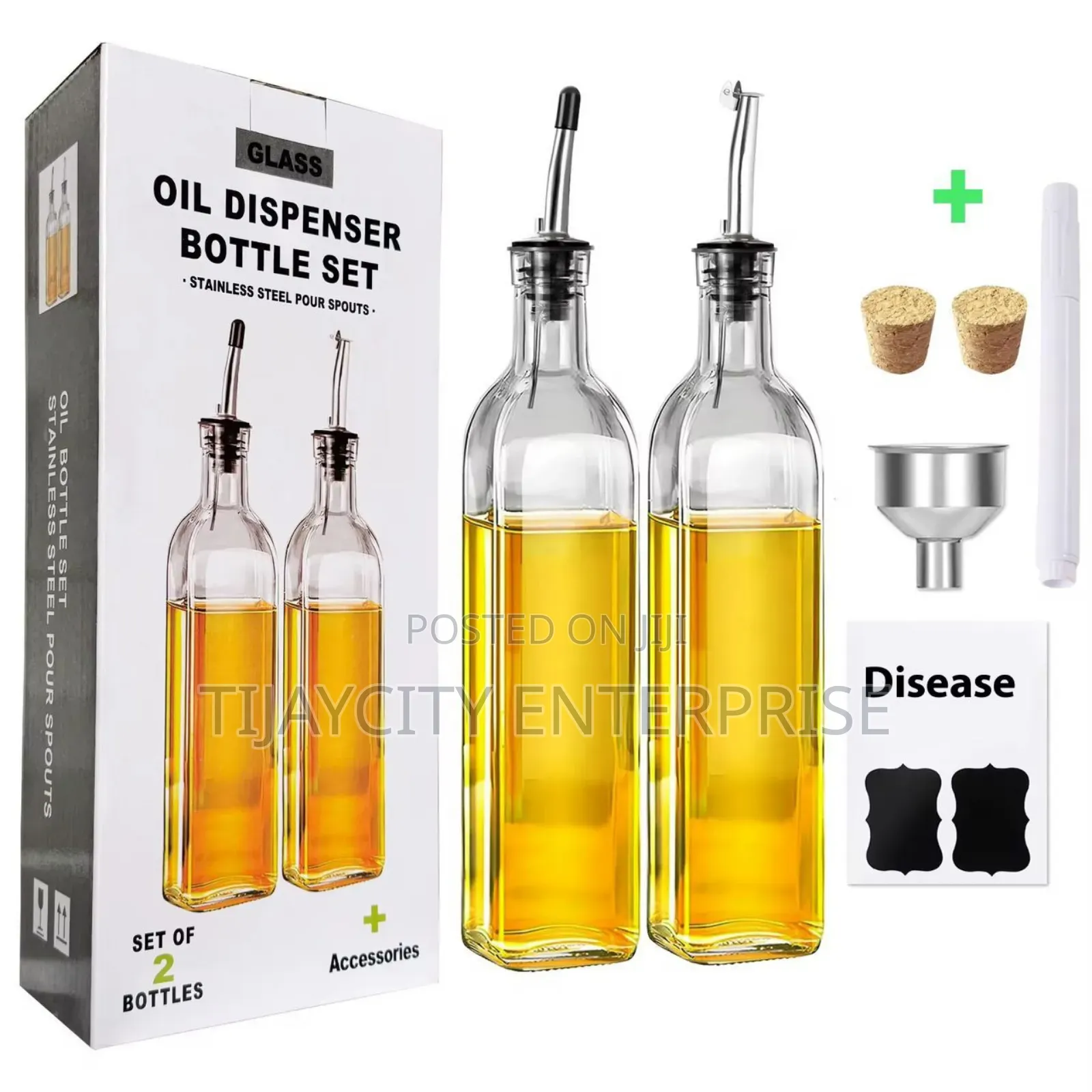 Oil Dispenser Bottle Set