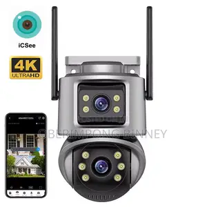 Camera Wifi Camera 8mp Icsee Stand Alone Dual Lens