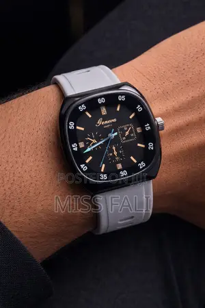 Geneva Chronograph Silicon Band Watches