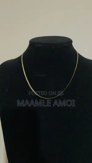 Men’S Stainless Steel Golden Necklace