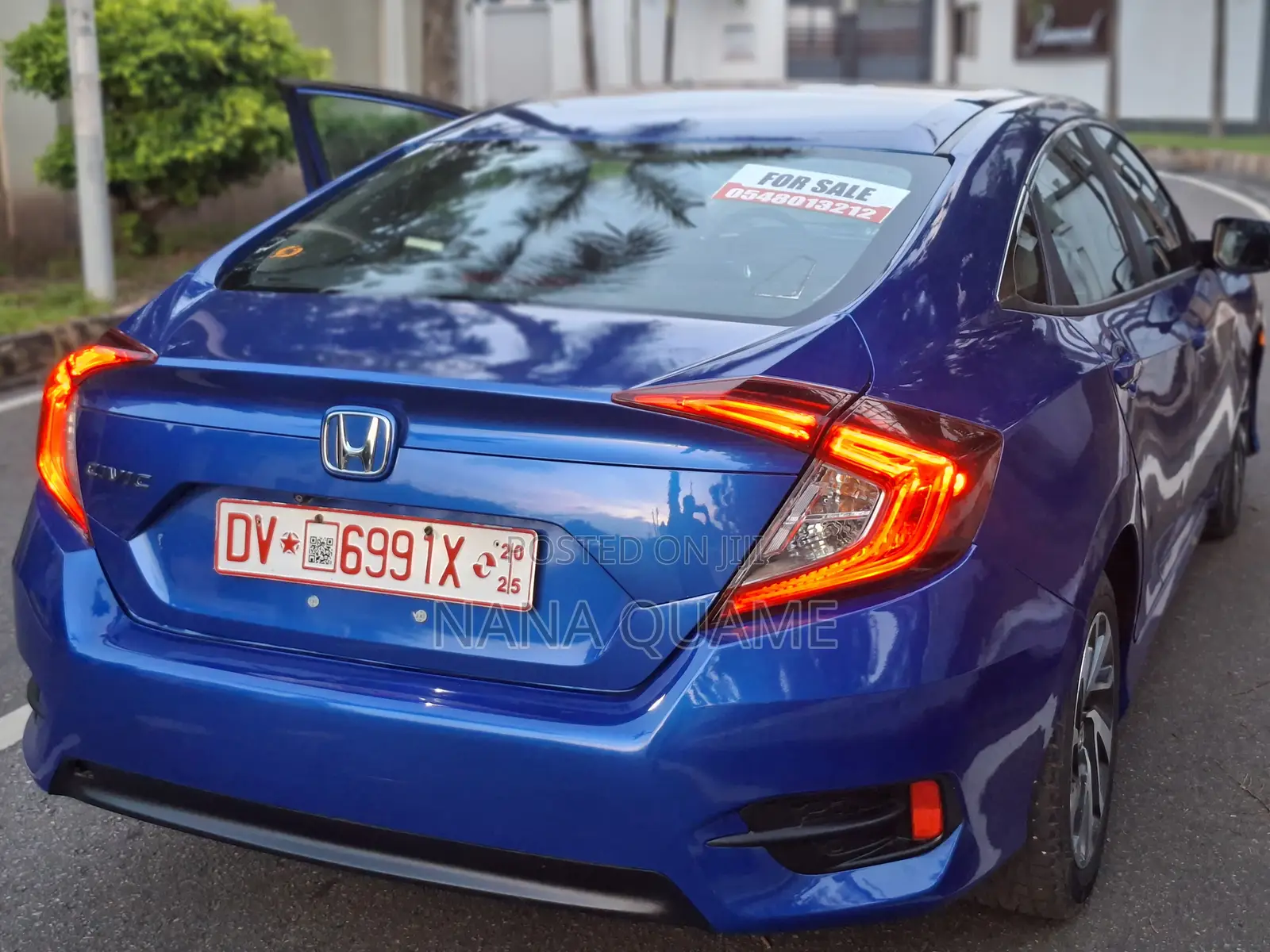 Honda Civic LX 4dr Sedan (2.0L 4cyl) 2016 Blue