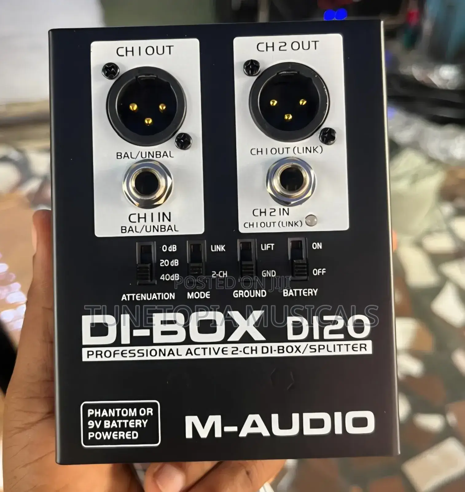 M-Audio Di-Box Di20 Professional Active 2-Channel Di-Box/Splitter