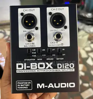 M-Audio Di-Box Di20 Professional Active 2-Channel Di-Box/Splitter