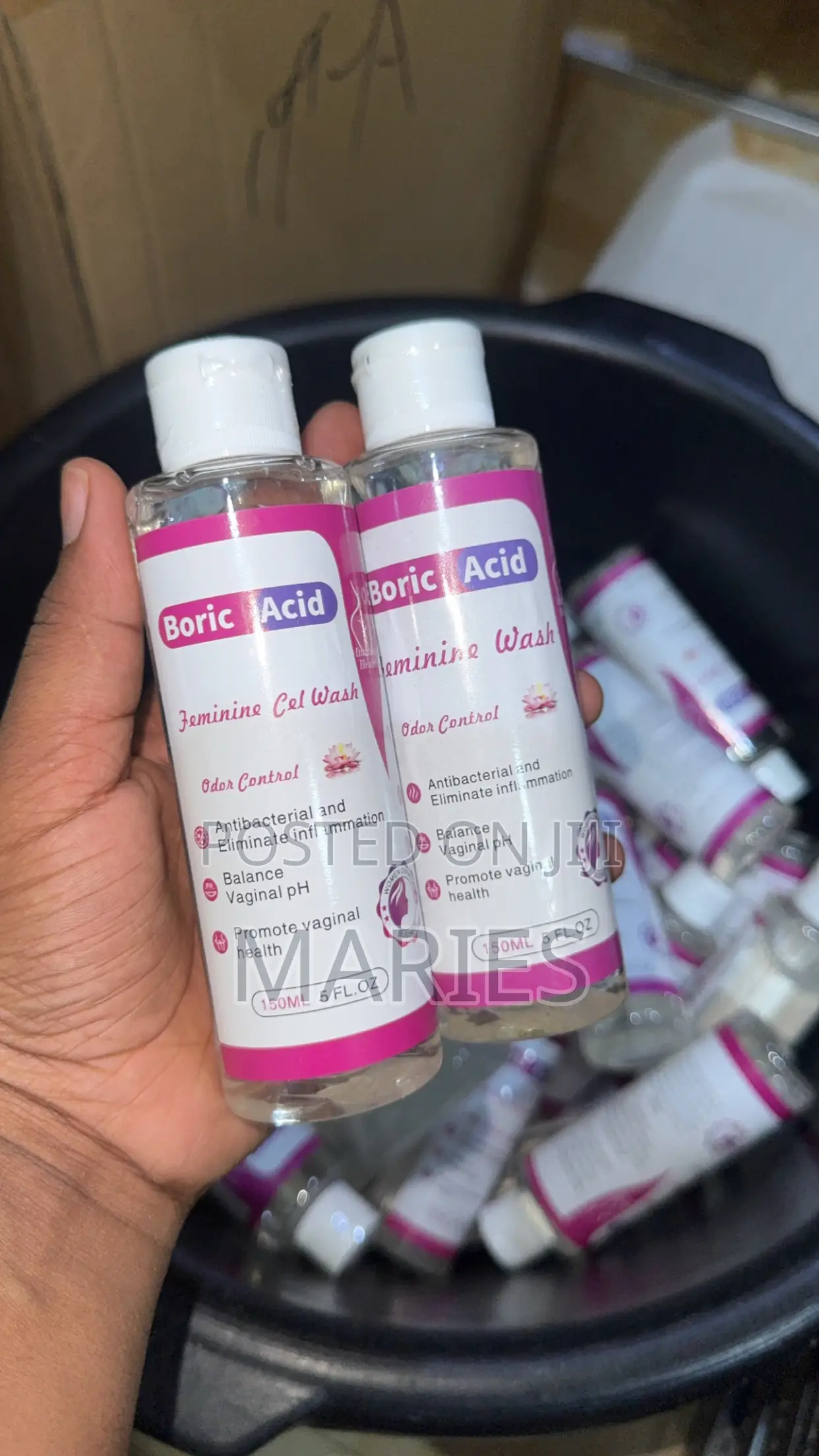 Boric Acid Gel Wash