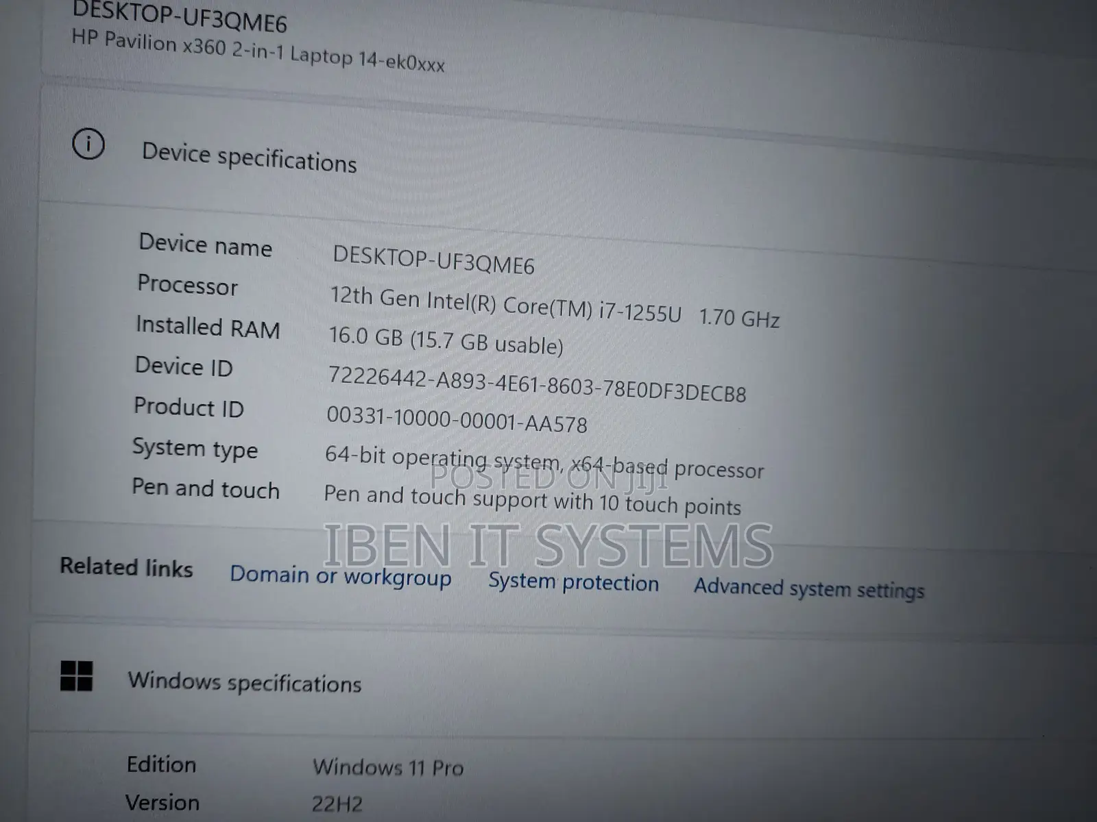 Laptop HP Pavilion 14 x360 2-in-1 16GB Intel Core i7 SSD 512GB