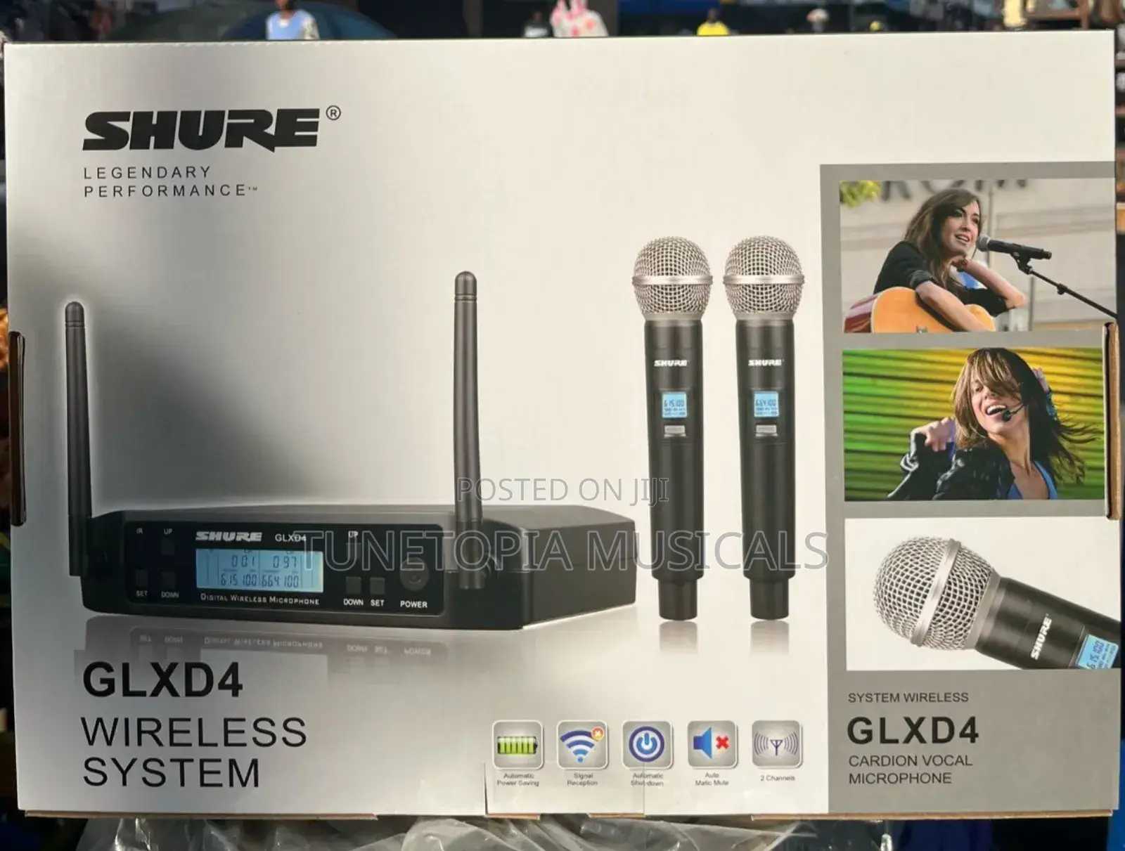 Shure Glxd4 Handheld And Lapel Wireless Microphone