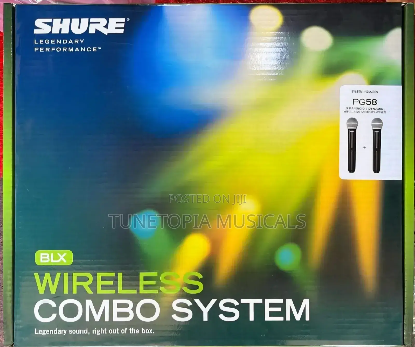 Shure Blx288/Pg58 Dual Vocal Wireless Microphone