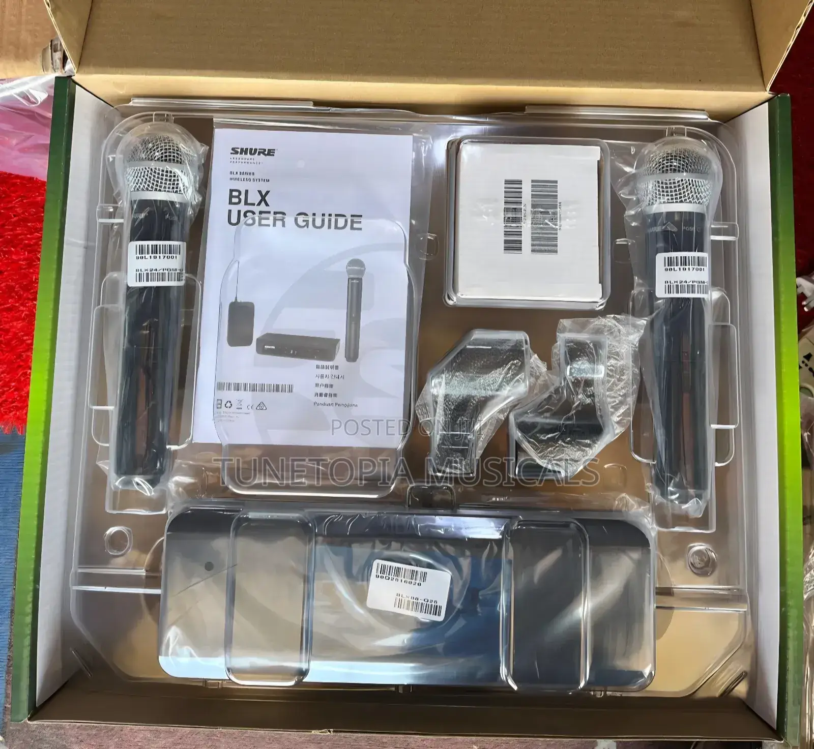 Shure Blx288/Pg58 Dual Vocal Wireless Microphone