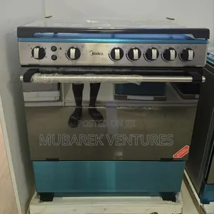 Midea 5 Burner Gas Cooker With Oven