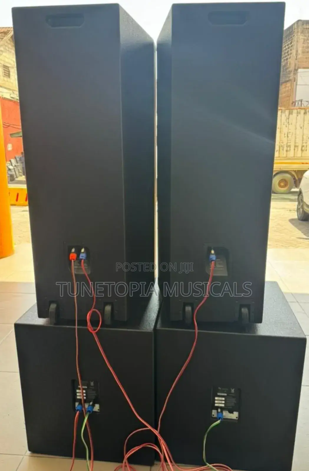 Ev Single Bass And Rcf Full Range Speakers