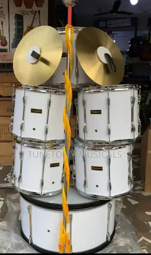 Premier 6-piece Complete Marching Parade Acoustic Drum Set.