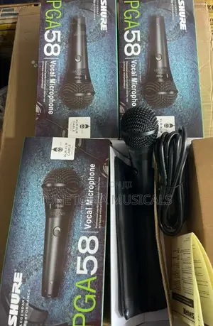 Shure Pga58 Cardioid Dynamic Vocal Microphone.