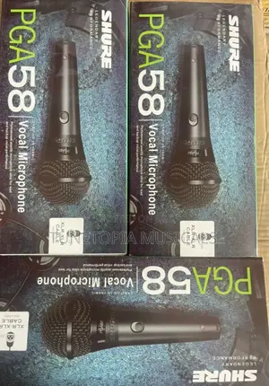 Shure Pga58 Cardioid Dynamic Vocal Microphone.