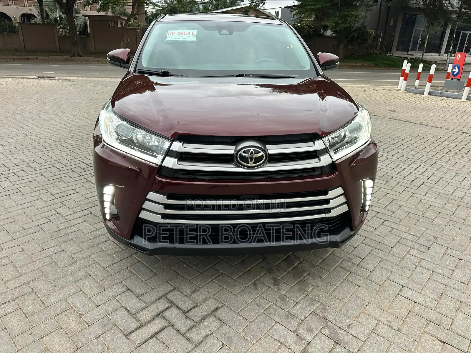 Toyota Highlander LE 4x2 (2.7L 4cyl 6A) 2018 Burgundy