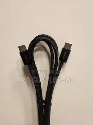 Lisen Usb C to Usb C Braided Fast Charging Cable (60w 6.6 Ft )From Usa