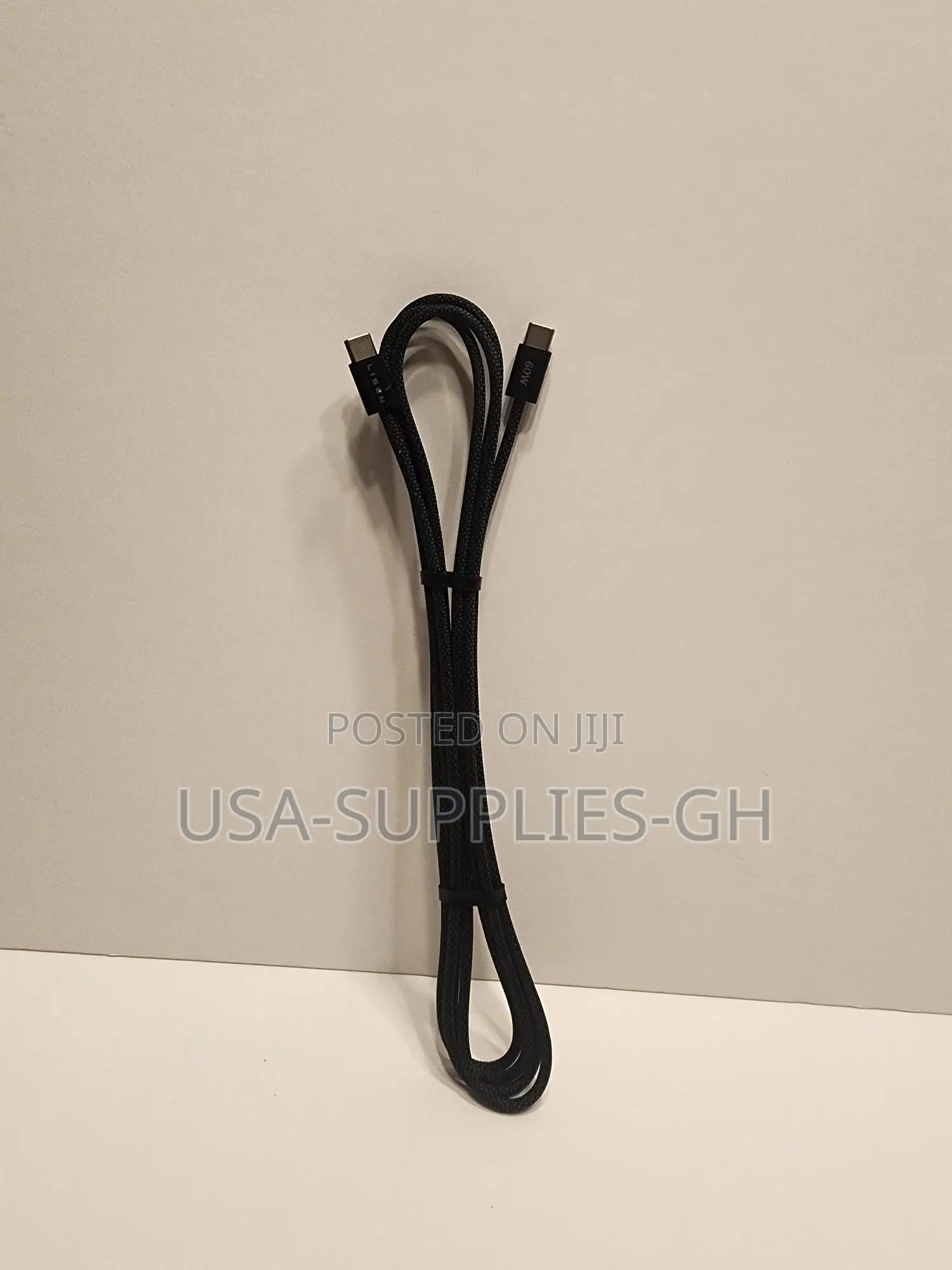 Lisen Usb C to Usb C Braided Fast Charging Cable (60w 6.6 Ft )From Usa