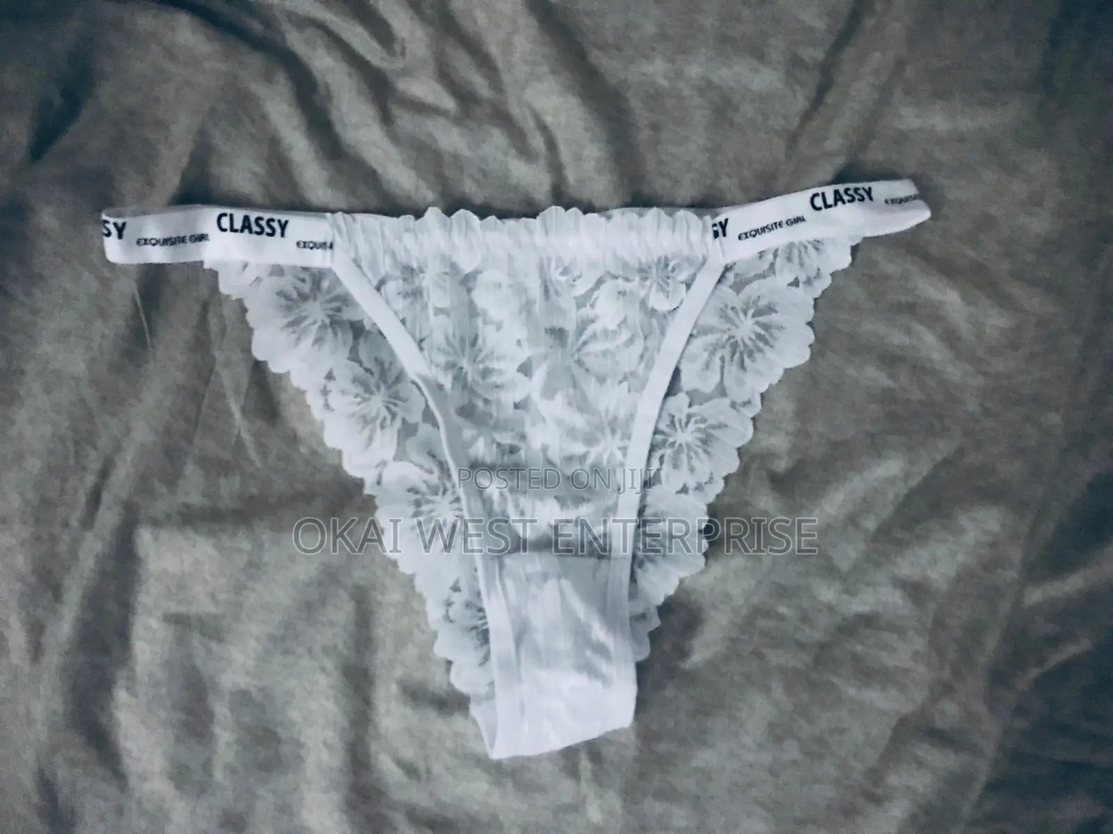 Elegant Floral Lace Thong 3pieces - Comfort Meets Chic Style