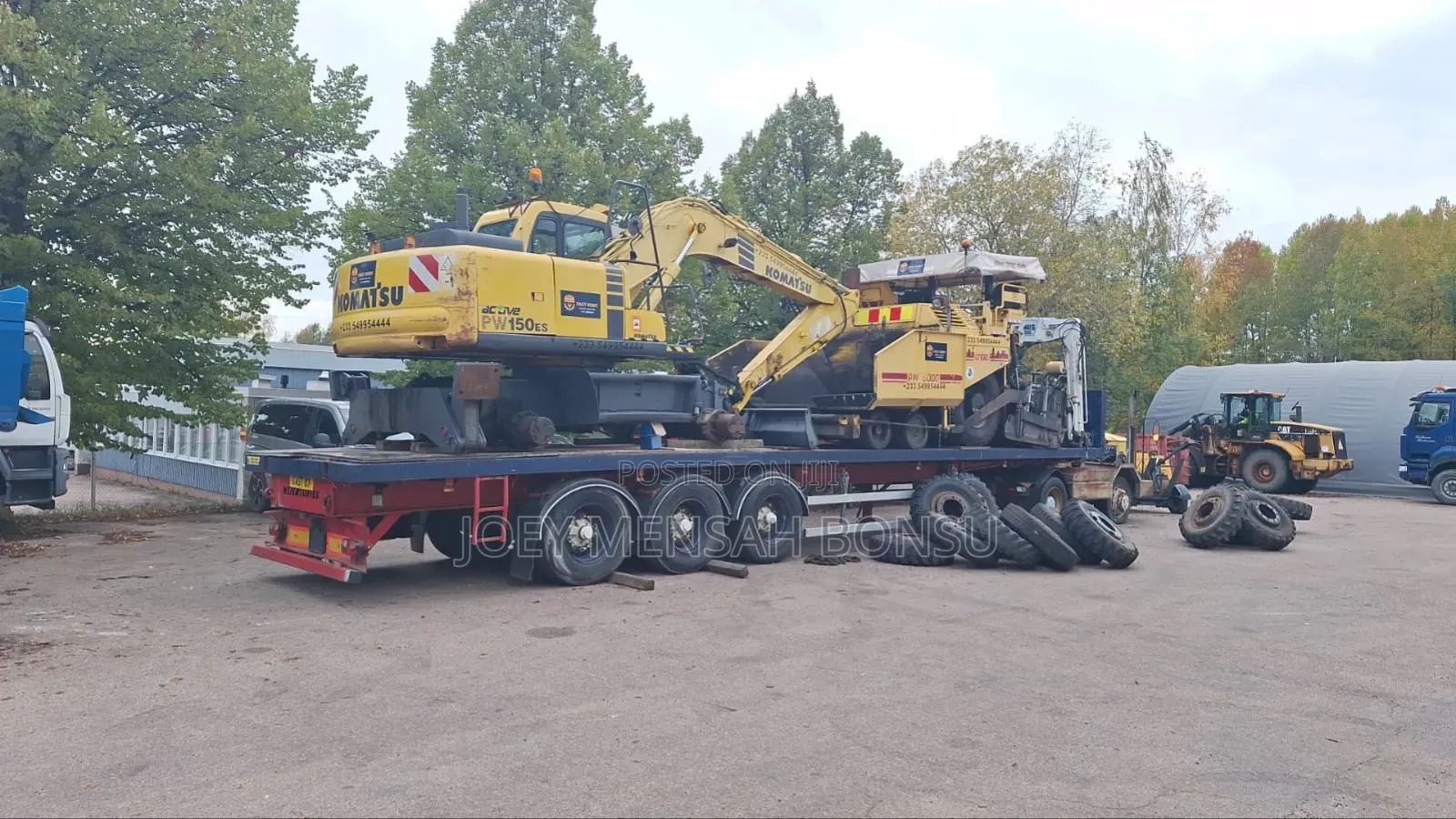 Tire (Wheel) Excavator for Town Works