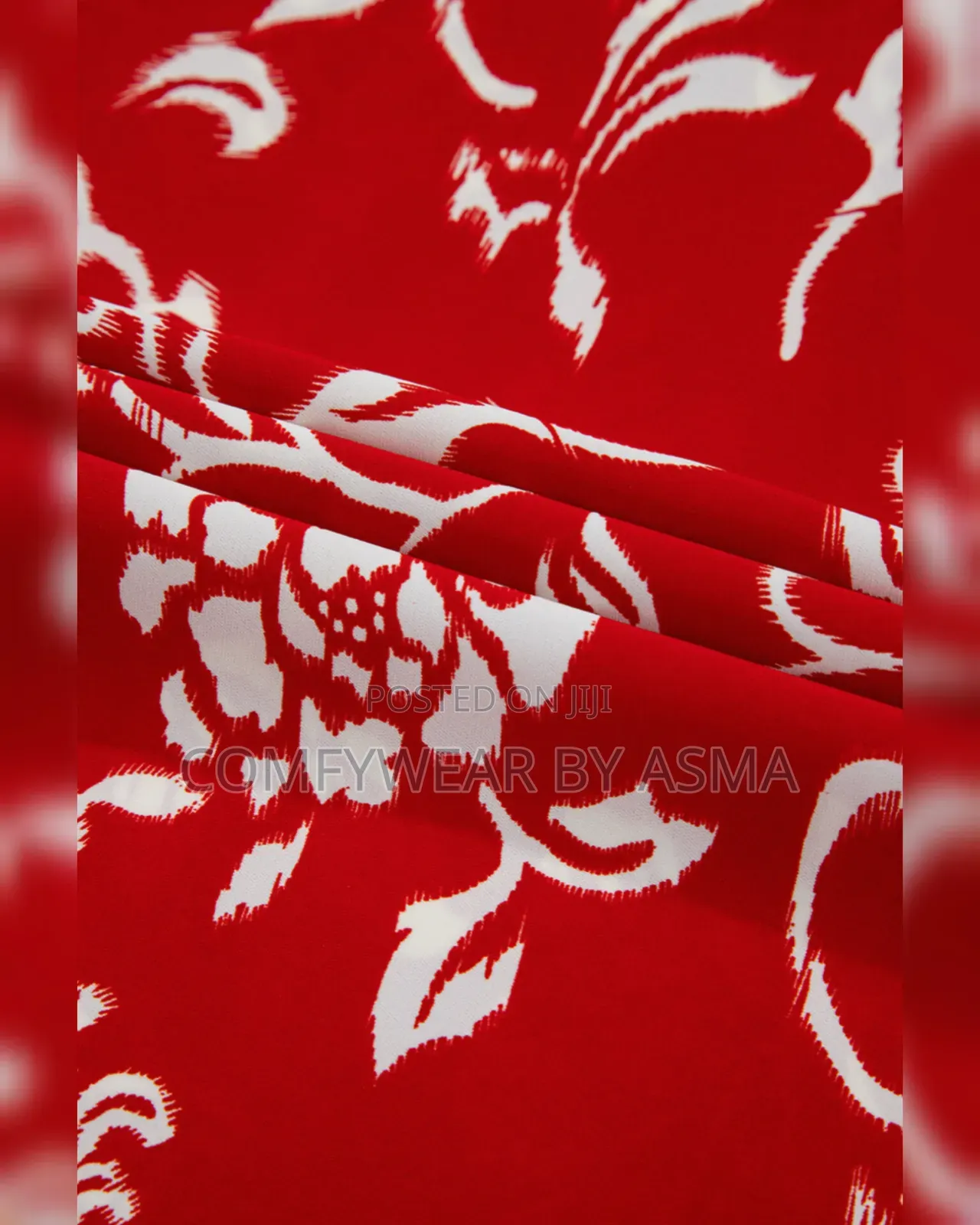 Red Floral Dress (Multiple Sizes Valentines