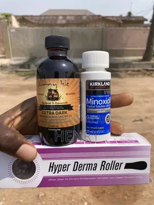Natural Hair Growth Kit- Kirkland Minox + Sunny Isle + Hyper Derma