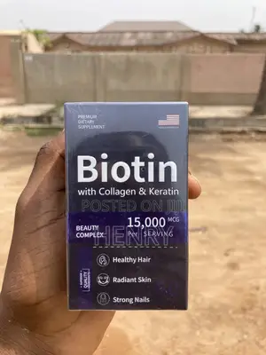 Premium Biotin Beauty Complex – 15,000 MCG With Collagen Keratin