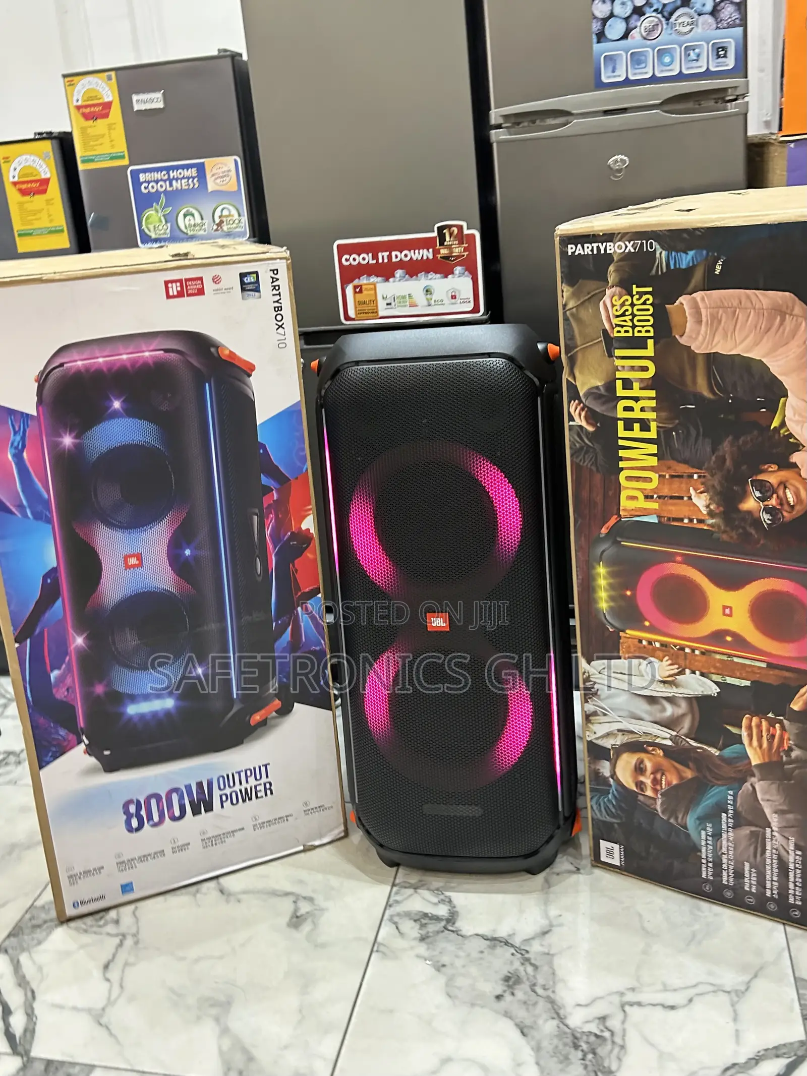 Correct Black 800 Watts Electric JBL Partybox 710 Speaker