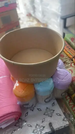 Kraft Paper Bowls, Salad Disposable Meal Prep 50pcs, 1000ml