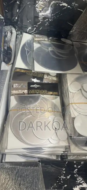 26pcs Round Acrylic Mirror Stickers
