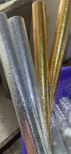 60cm X 5m Aluminum Foil Wallpaper