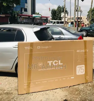 Quality TCL 75p755 75” Ultra Hd Smart Screen Tv(2025 Model)Black